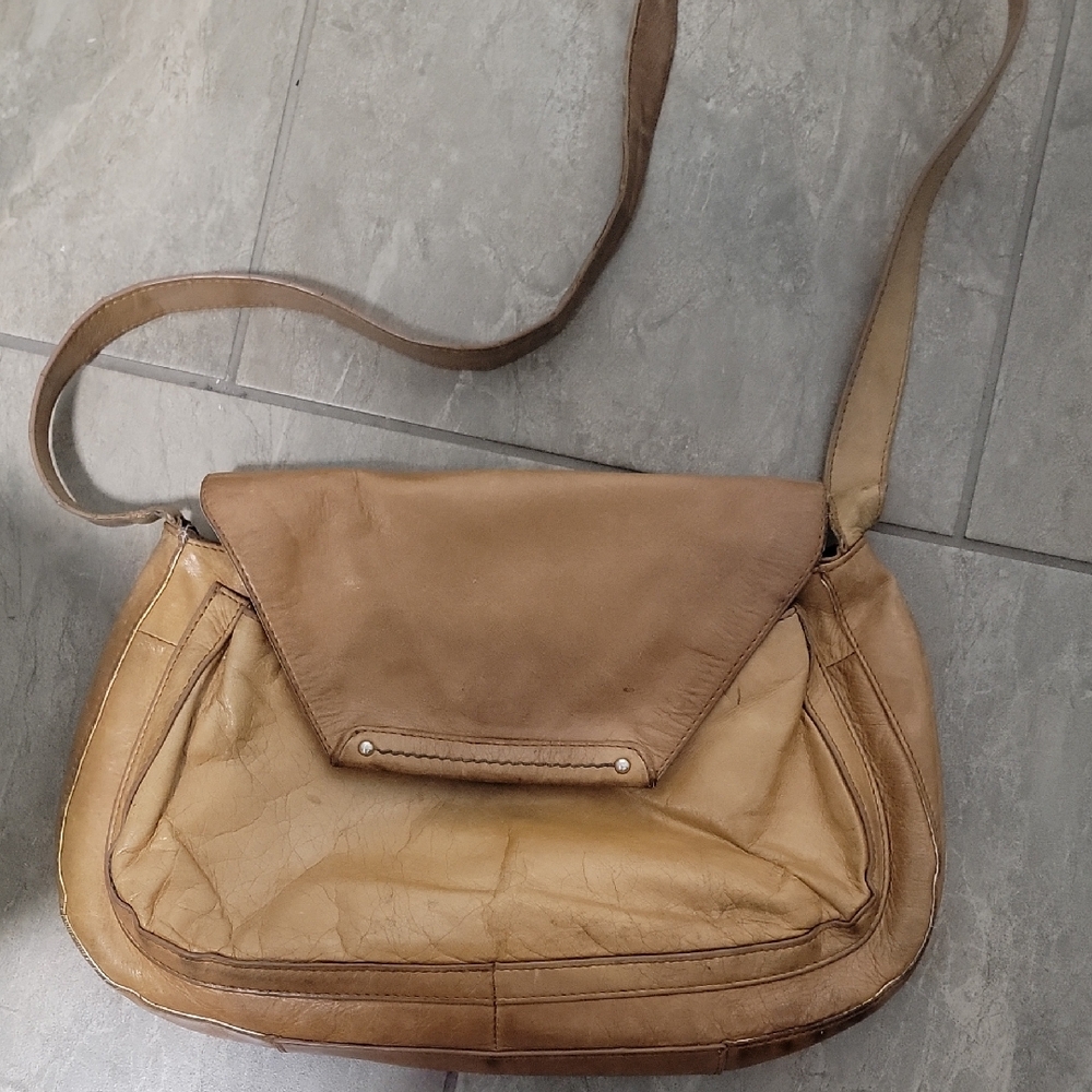HOBO Brand Tan Leather Shoulder Bag